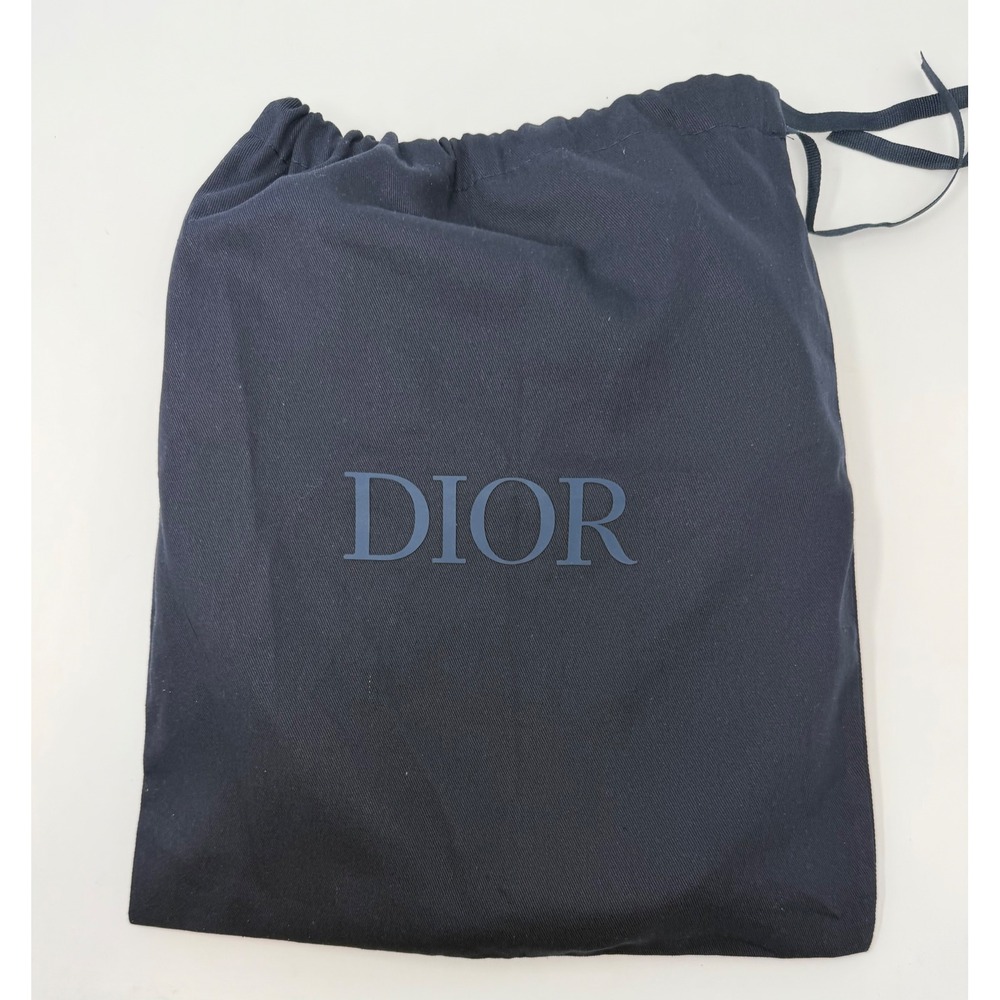 Dior x Shawn Stussy Saddle Crossbody Grained Leather Bag - Picture 10 of 10